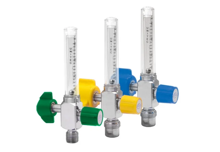 Fluxômetros de Gases Medicinais para Oxigênio e Ar